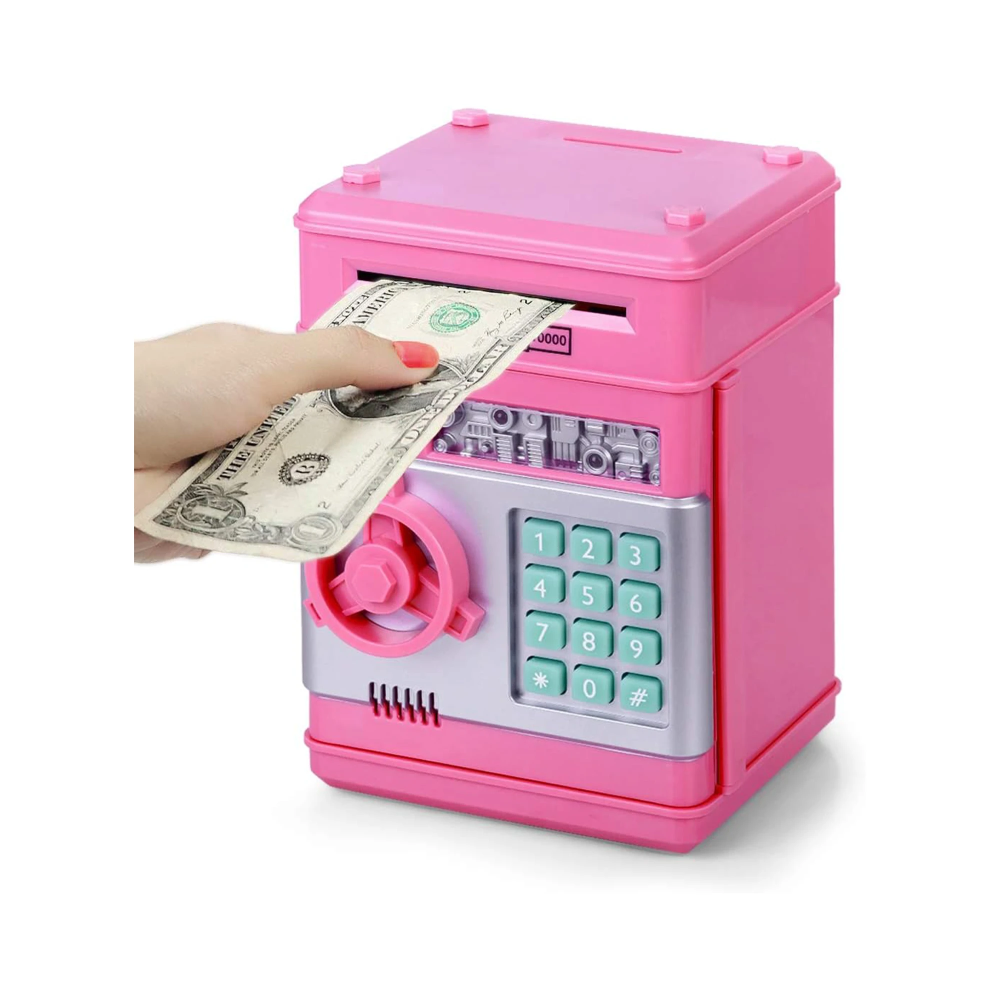 Money Bank for Girls 4-11 Years Old,Refasy Kids Safe Bank for Boys