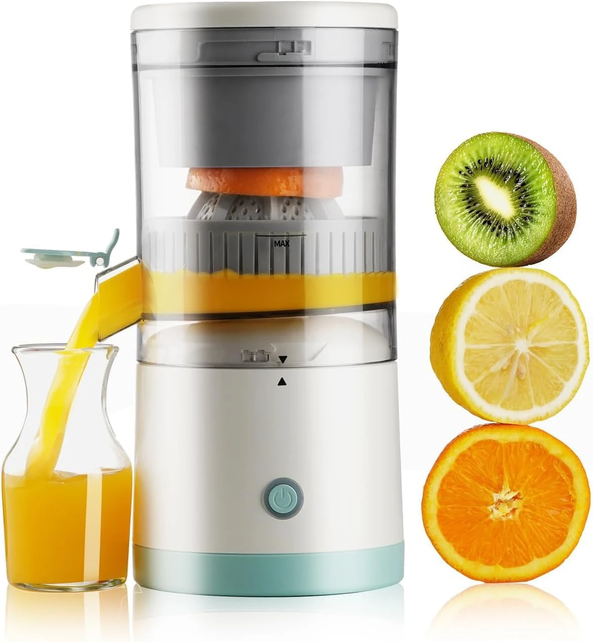 Electric Juicer, BPA-Free Electric Citrus Juicer Rechargeable, Portable Juicer f