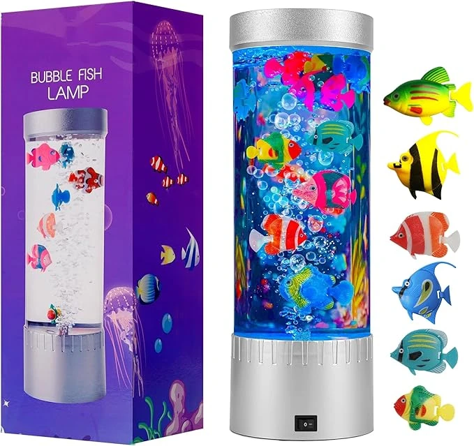 Bubble Fish Lamp – Mesmerizing LED Aquarium for Relaxation