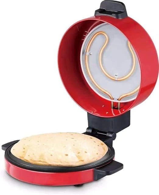 Generic Pizza and Arabic Bread Maker – Red Color