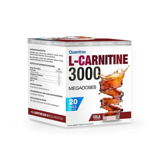 QUAMTRAX L-Carnitine 3000(Cola), 20 Shots