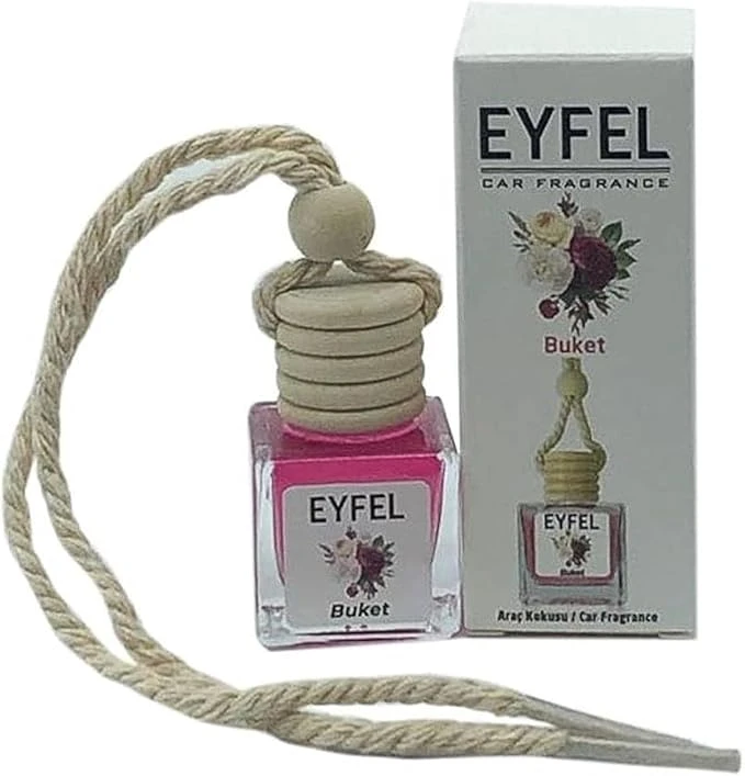 Eyfel Car Air Freshener (Gum Scent, 10ml, Pink)