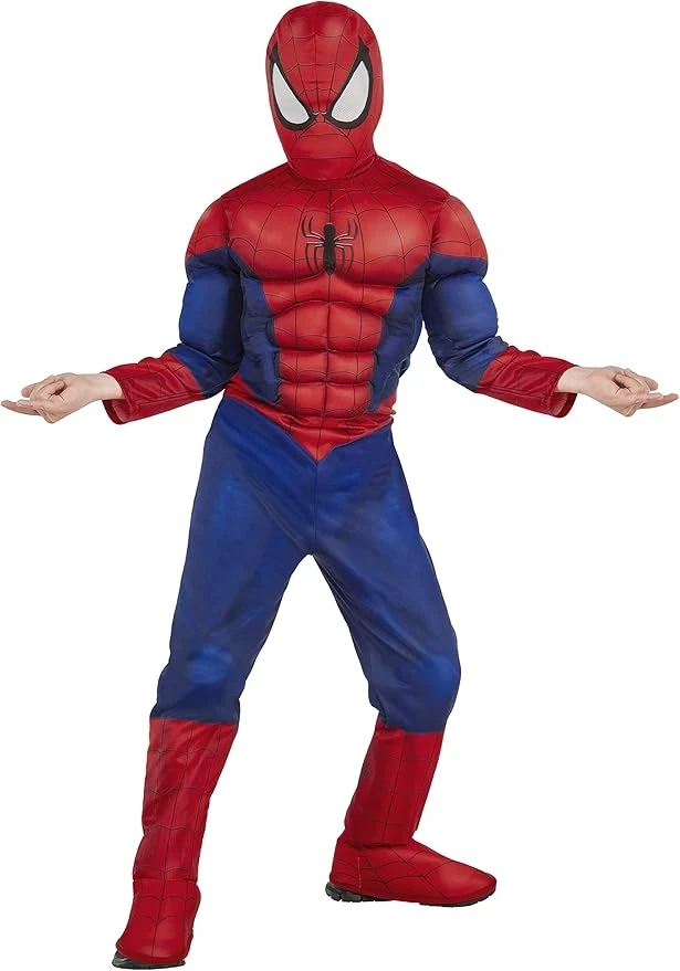 Spider-Man Muscle Chest Costume for Kids – Heroic Dress-Up Fun